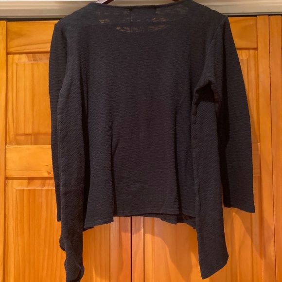 Puella Black Swing Top Size Small, Long Sleeve, Made in USA, Anthropologie - Picture 5 of 10